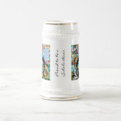 Scholasticanがあること誇りを持った ビールジョッキ (中央)