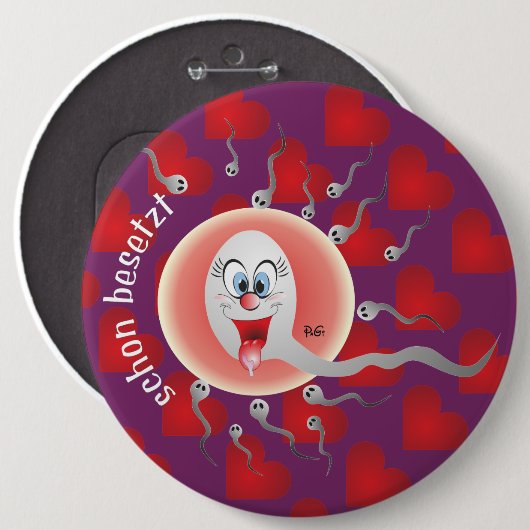 schon besetzt Button 缶バッジ (正面&裏面)