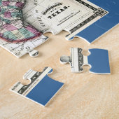 Schönberg及びCo.によるテキサス州の1866人の好古家の地図 ジグソーパズル (側面)