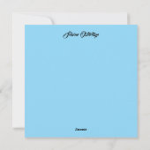 Schöne Ostertage und bunte Eier シーズンカード (裏面)