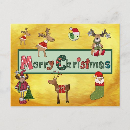 Schöne Weihnachten シーズンポストカード (正面)