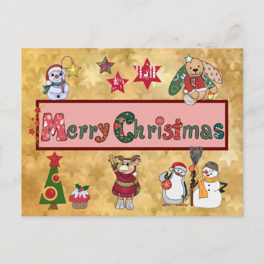 Schöne Weihnachten シーズンポストカード (正面)