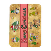 Schöne Weihnachten マグネット (縦)