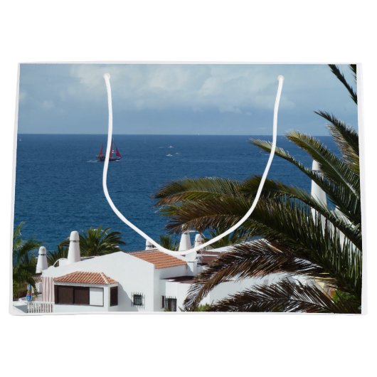 Schöner Meerblick ラージペーパーバッグ (正面)