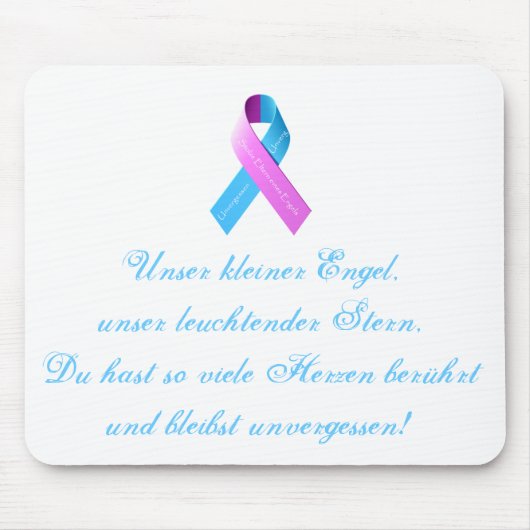 Schönes Mousepad als Erinnerung マウスパッド (正面)