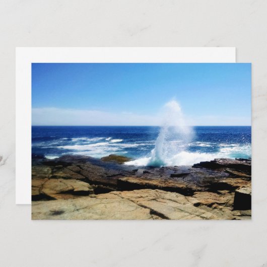 Schoodic Point ノートカード (正面/裏面)