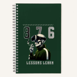 School 876 LESSONS LEARN Spiral Notebook ノートブック