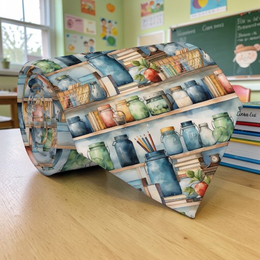 School Art Teacher Pattern Necktie Tie ネクタイ