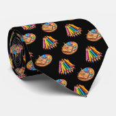School Art Teacher Pattern Necktie Tie ネクタイ (ロール)