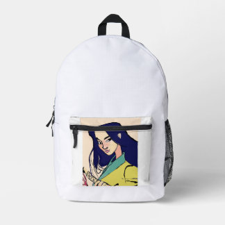 School Bag. プリントバックパック