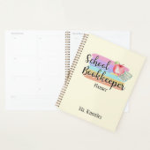School Bookkeeper Colorful Planner プランナー手帳 (ディスプレー)