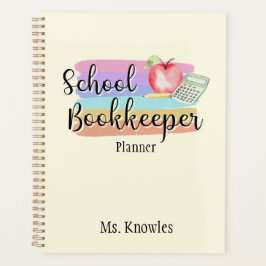 School Bookkeeper Colorful Planner プランナー手帳