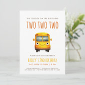 School Bus Birthday Party 招待状 (スタンド正面)