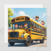 School Bus Children シーズンカード (正面/裏面)