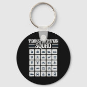 School Bus Driver Back To School Funny Transportat キーホルダー (正面)