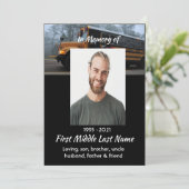 School Bus Driver Celebration of Life Service 招待状 (スタンド正面)