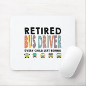 School Bus Driver Child Left Behind Retirement Gif マウスパッド (マウス)