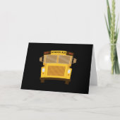 School Bus Driver Funny Kids School Bus カード (正面)