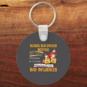 School Bus Driver Ies  キーホルダー (正面)