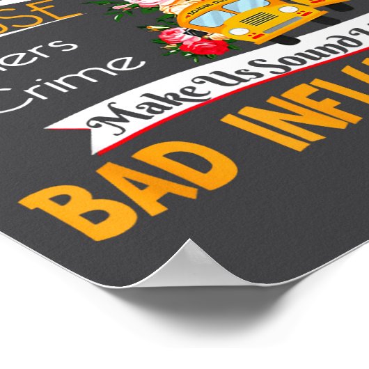 School Bus Driver Ies  ポスター (角)