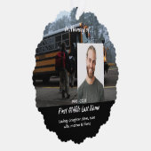 School Bus Driver  Memorial Keepsake  オーナメントカード (右)