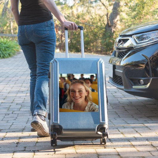 School Bus Driver Photo Customize シール (スーツケースインサイチュ)