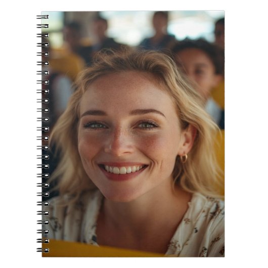 School Bus Driver Photo Customize ノートブック (正面)