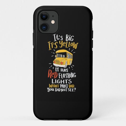 School Bus It Is Big And Yellow Case-Mate iPhoneケース (裏面)