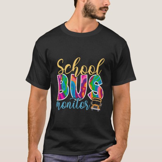 School Bus Monitor Tシャツ (正面)