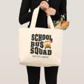 School Bus Squad ラージトートバッグ (正面(商品))