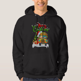 School Bus   Xmas Decorations Santa School Bus Chr パーカ