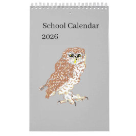 School Calendar : 2026 カレンダー