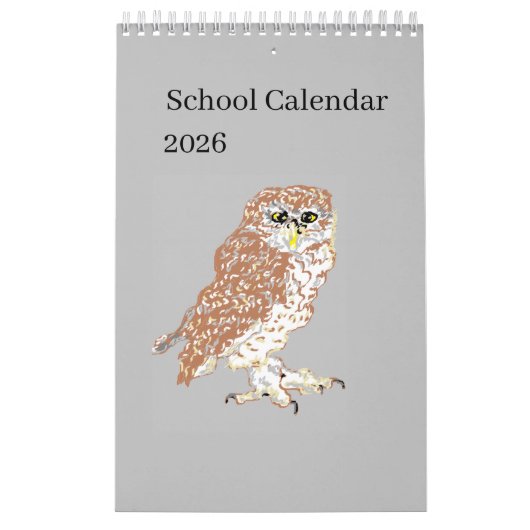 School Calendar : 2026 カレンダー (カバー)