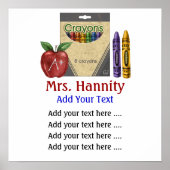 School Classroom Poster Lg. by SRF ポスター (正面)