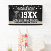 School Colors Class Reunion Welcome Banner 横断幕 (インサイチュ)
