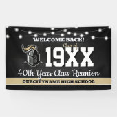 School Colors Class Reunion Welcome Banner 横断幕 (横)