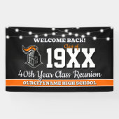 School Colors Class Reunion Welcome Banner 横断幕 (横)