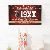 School Colors Class Reunion Welcome Banner 横断幕 (インサイチュ)