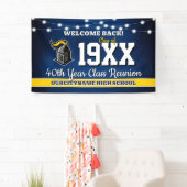 School Colors Class Reunion Welcome Banner 横断幕 (インサイチュ)