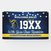 School Colors Class Reunion Welcome Banner 横断幕 (横)