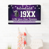 School Colors Class Reunion Welcome Banner 横断幕 (インサイチュ)