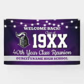 School Colors Class Reunion Welcome Banner 横断幕 (横)