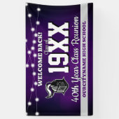 School Colors Class Reunion Welcome Banner 横断幕 (縦)