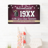 School Colors Class Reunion Welcome Banner 横断幕 (インサイチュ)