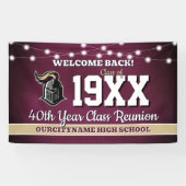 School Colors Class Reunion Welcome Banner 横断幕 (横)