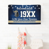 School Colors Class Reunion Welcome Banner 横断幕 (インサイチュ)