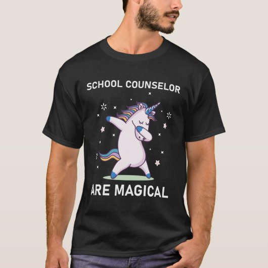 school counselor are magical tシャツ (正面)