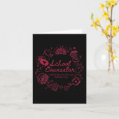 School Counselor Back To School School Counseling  カード (黄色い花)