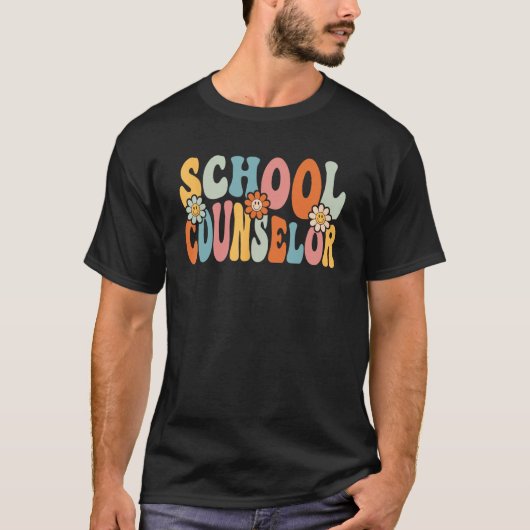 School Counselor   Back To School Teacher Students Tシャツ (正面)