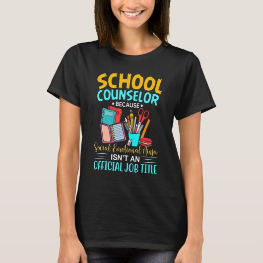 School Counselor Counseling Week Quotes Tシャツ (正面)